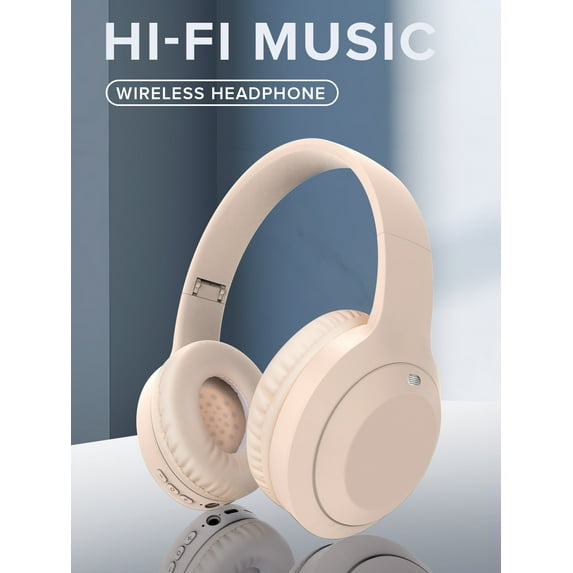 GENAI Active Noise Cancelling Headphones, Upgraded Wireless Bluetooth Headphones Over Ear with ENC Mic, HiFi Stereo Deep Bass, Noise Canceling Headphones Lightweight, BT 5.4, for Travel/Office/Home,