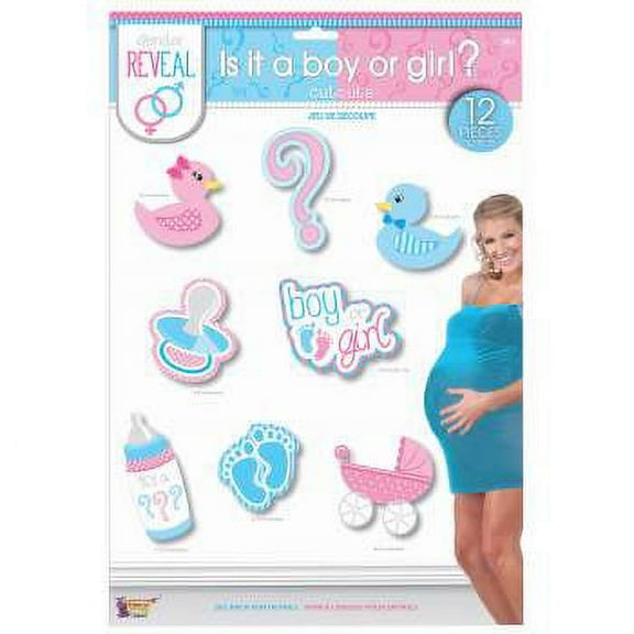 GENDER REVEAL - CUT OUT SET