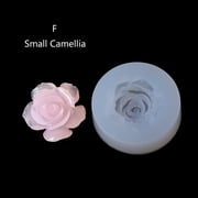GENEMA 10 Styles 3D Flower Silicone Mold Resin Camellia Peony Daisy Lotus Flower Pendant Jewlery Making Tools Epoxy Resin Molds