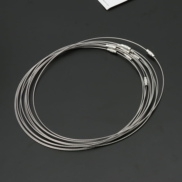 Stainless steel wire hotsell necklace