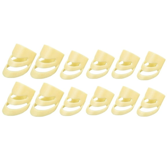 GENEMA 12pcs Alaska Guitar Picks Finger Picks Medium and Large Alaska Picks Plectrums Stringed Instrument Accessories