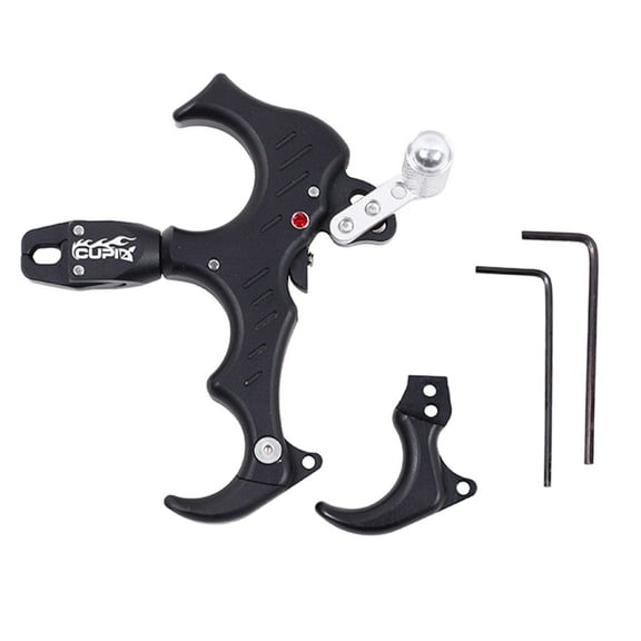GENEMA 3 Finger Grip Thumb Trigger Release Assistant Compound Bow Archery Release Aids
