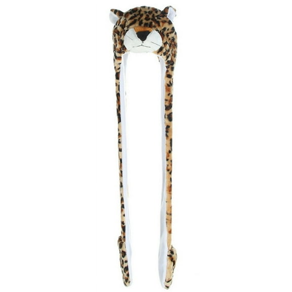 GENEMA 3 In 1 Multifunctional Plush Hat Scarf Mitten Combo Cute Animal Character Stuffed Hooded Beanie Earflap Cap Neck Warmer