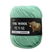 GENEMA 30 Colors 100g Artificial Yak Wool Thread Worsted Yarn Hand Knitted Crochet Medium Thick DIY Craft for Scarf Hat Sweater