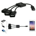 thumbnail image 1 of GENEMA 3in1 USB 3.1 Type-C To Micro USB 2.0 Power Charging Host OTG Hub Cable Adapter, 1 of 9