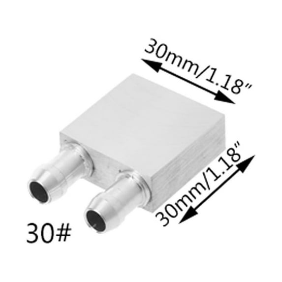 GENEMA 40*120mm Primary Aluminum Water Cooling Block Heat Sink System For PC Laptop CPU