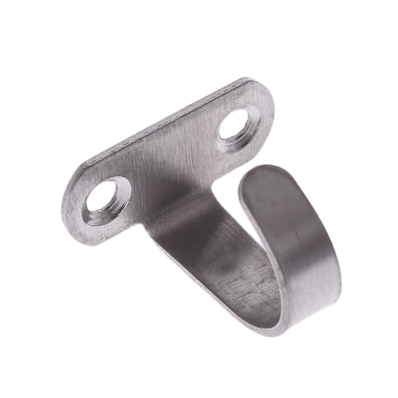 GENEMA 5x Stainless Steel J Shape Hook For Ceiling Cabinet Top Hanger Cloth Towel Robe