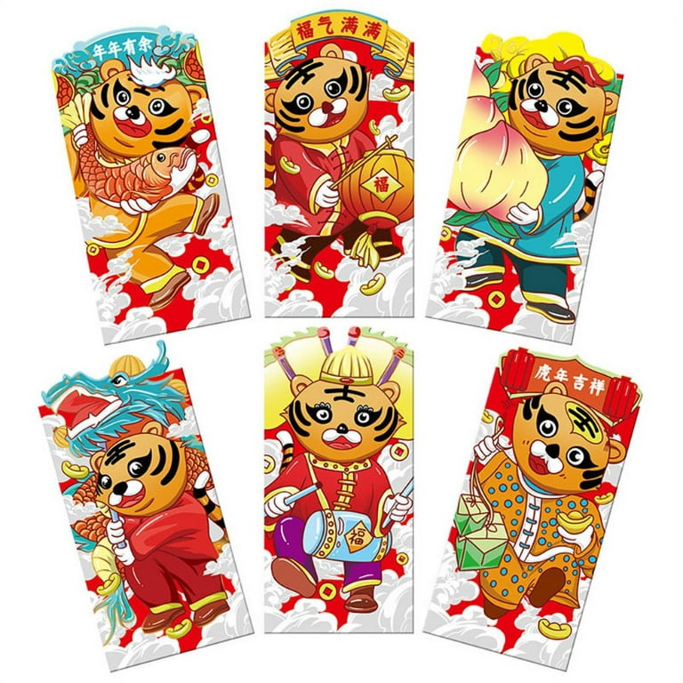 Best Lunar New Year Red Pockets Year of the Tiger