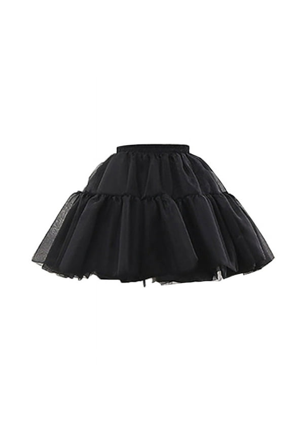 A-line Petticoat Crinoline Slips 50s Vintage Puffy Organza Underskirt 4 Layers