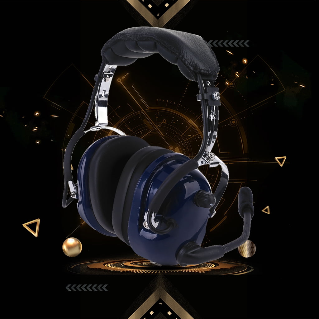 GENEMA Air RA200 Aviation Pilot Headset with GA Dual Plugs Stereo Mono ...