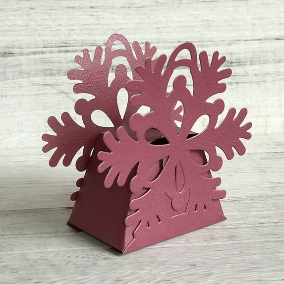 GENEMA Christmas Snowflake Box Metal Cutting Dies Stencil DIY Scrapbooking Album Paper Card Template Mold Embossing Craft Decoration