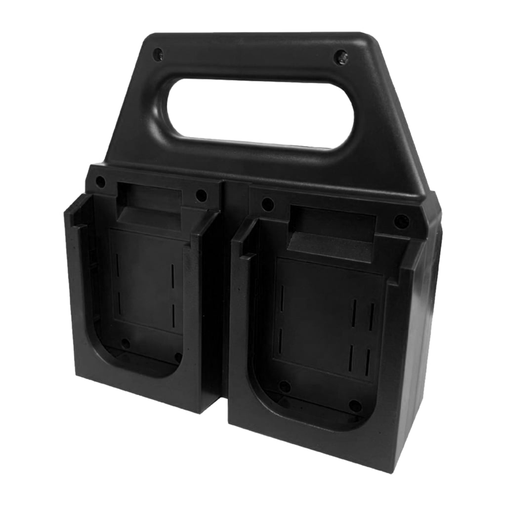 GENEMA Compact 18V Battery Storage Rack Practical Plastic Organizers ...