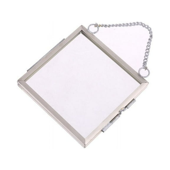 GENEMA DIY Hanging Glass Metal Photo Picture Frame Flower Plant Specimen Display Decor