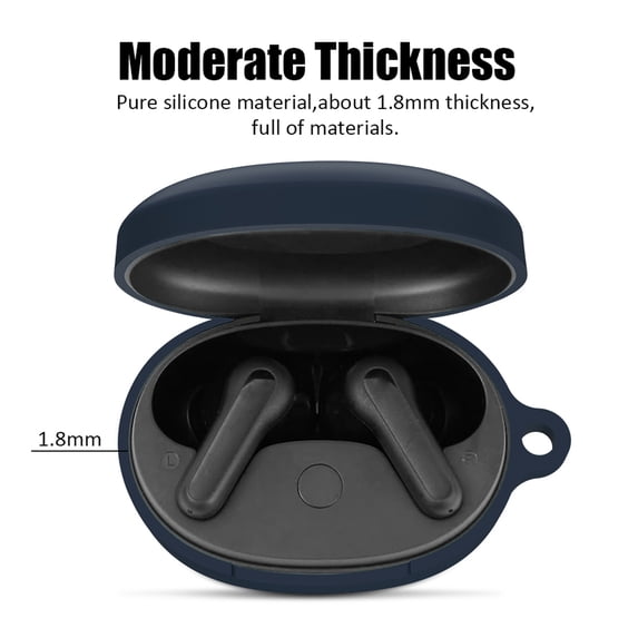 GENEMA Headphone Case Silica Cover Anti-scratch Sleeve for Anker-Soundcore Life P2 mini