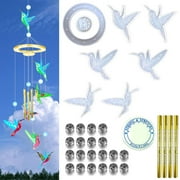 GENEMA Hummingbird Wind Chimes Silicone Molds Kit Epoxy Resin Mould Garden Yard Decor