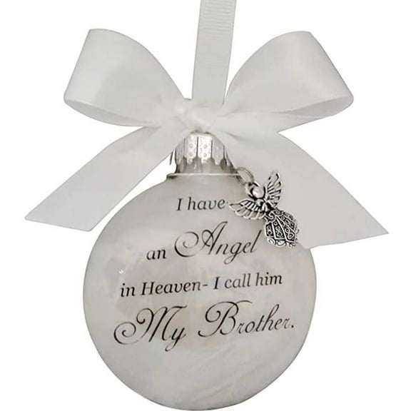 GENEMA I Have an Angel in Heaven Ball Ornament I Call Her Mom Daughter Brother Dad Son