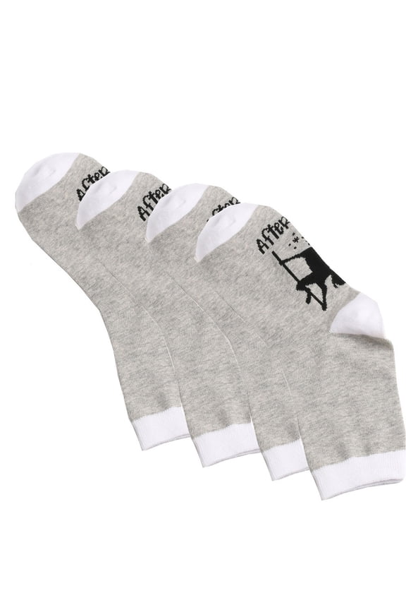 Men Women Funny Saying Cotton Crew Socks Before Wine After Wine Letters Drunken Horse Printed Contrast Color Novelty Mid Tube Hosiery Gifts