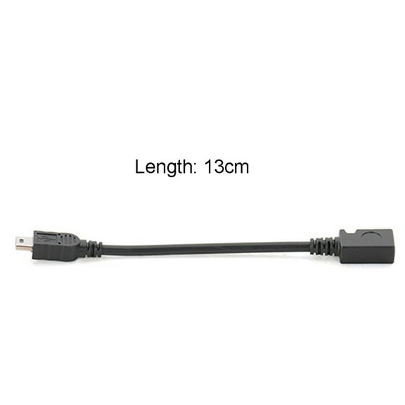 GENEMA Micro USB Female to Mini USB Male Adapter Charger Adaptor Converter Cable 13cm