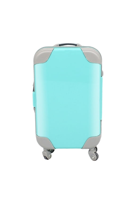 Mini Trolley False Eyelashes Packaging Box Simulation Luggage Storage Box Dolls Travel Suitcase Packing Case