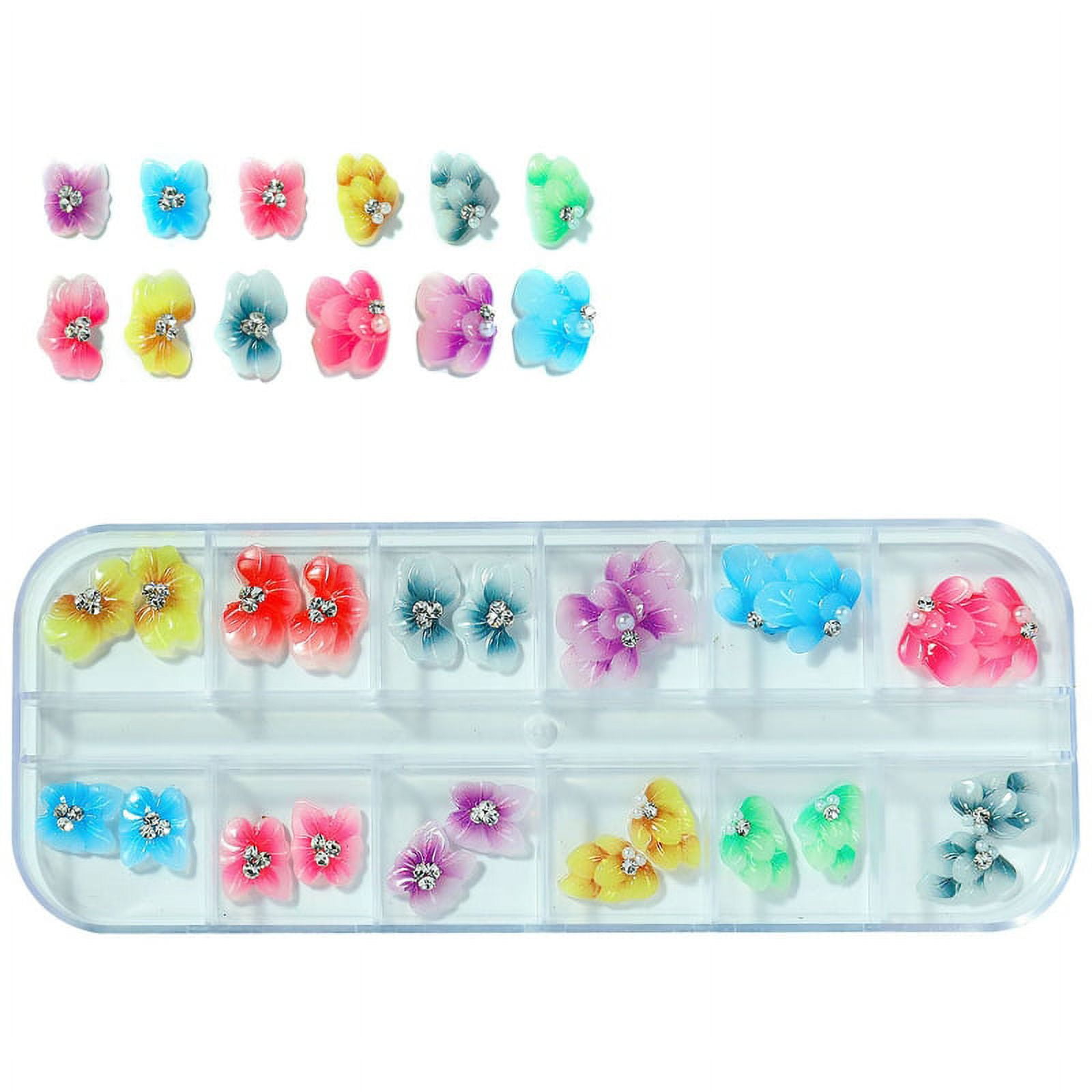 228pcs Cosmos Cat Resin Fillers Leaf Musical Note Alloy Cabochons Resin  Fillers Alloy Epoxy Resin Supplies Filling Accessories Nail Art Decoration