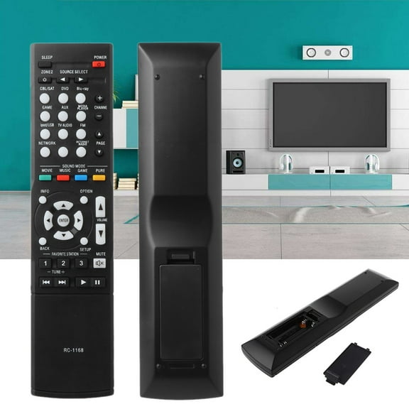 GENEMA New Remote Control Controller Replacement for Denon AV Receiver AVR-1713 RC-1169 AVR-1613 1912 1911 2312 3312 4312 4310 RC-1168 C-1181 1169 1189 Power Amplifier Home Theater System