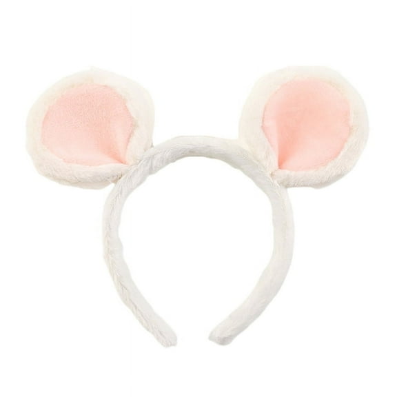 GENEMA Novelty Headband Cartoon Mouse Ear Shape Hairhoop Cute Hair Band for Women