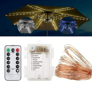 GRNSHTS Patio Umbrella Lights with Remote Control, Outdoor Home