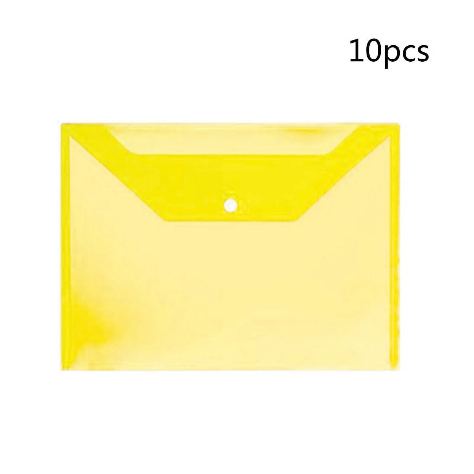 Generic 10pcs A4 Clear Bag Plastic Document Wallet Files Folders @ Best  Price Online