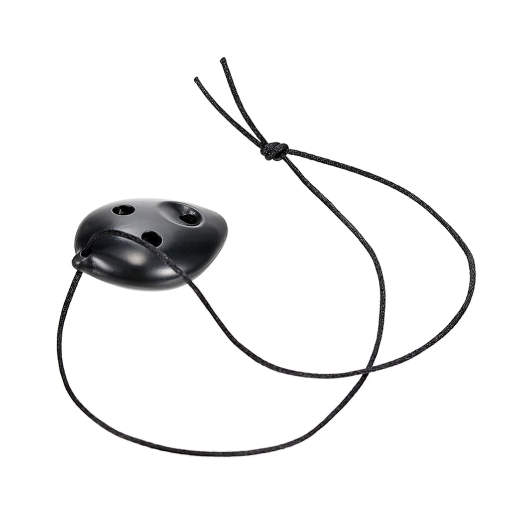 GENEMA Professional Tuned 6 Hole Plastic Ocarina Ergonomic Carrying Lanyard for New Player Compact Size Clear Sound Quality