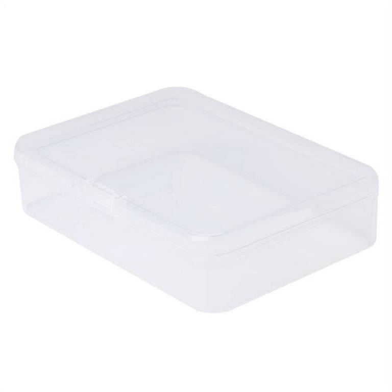 Transparent Plastic Storage Box, High Square Shape