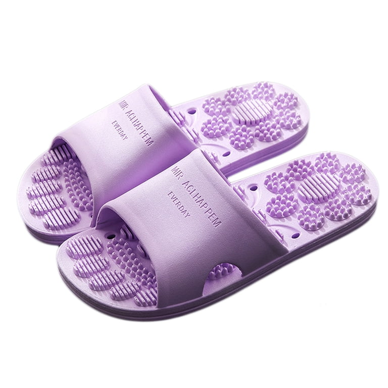 GENEMA Reflexology Foot Massage Slippers Bath Slippers Tension Relief  Massager Slippers - Walmart.com