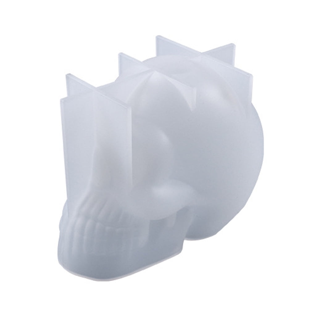 GENEMA Skull Ornaments Epoxy Resin Mold Home Decorations Silicone Mould DIY Crafts Candle Soap Aromatherapy Plaster Casting Tools