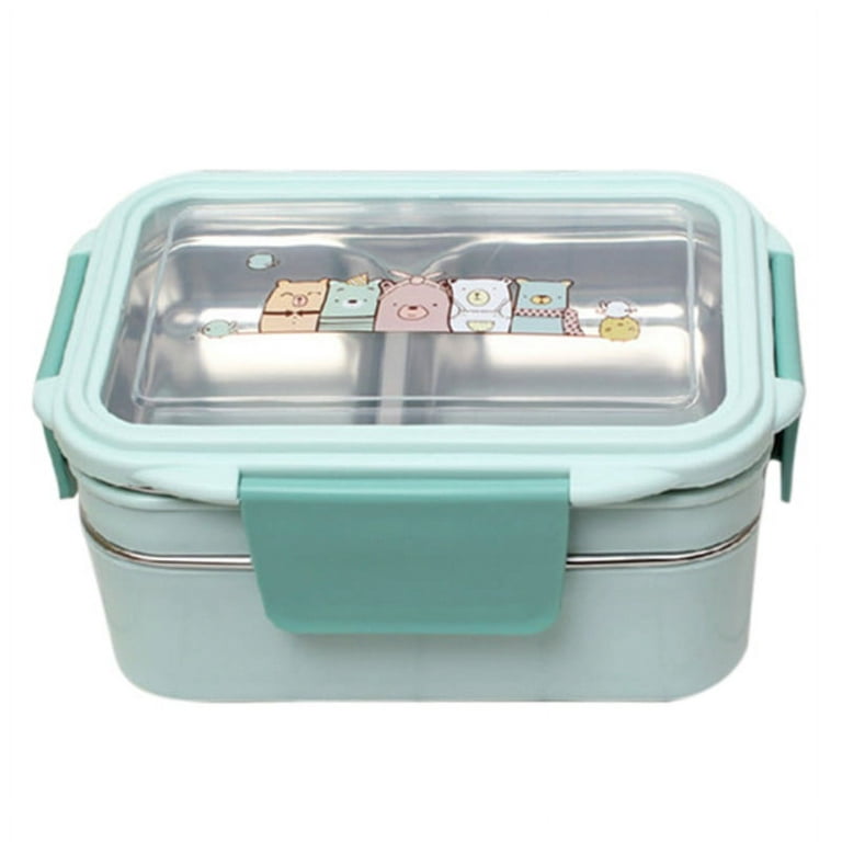 Stainless Steel Thermal Lunch Box For Office Workers, Rectangle