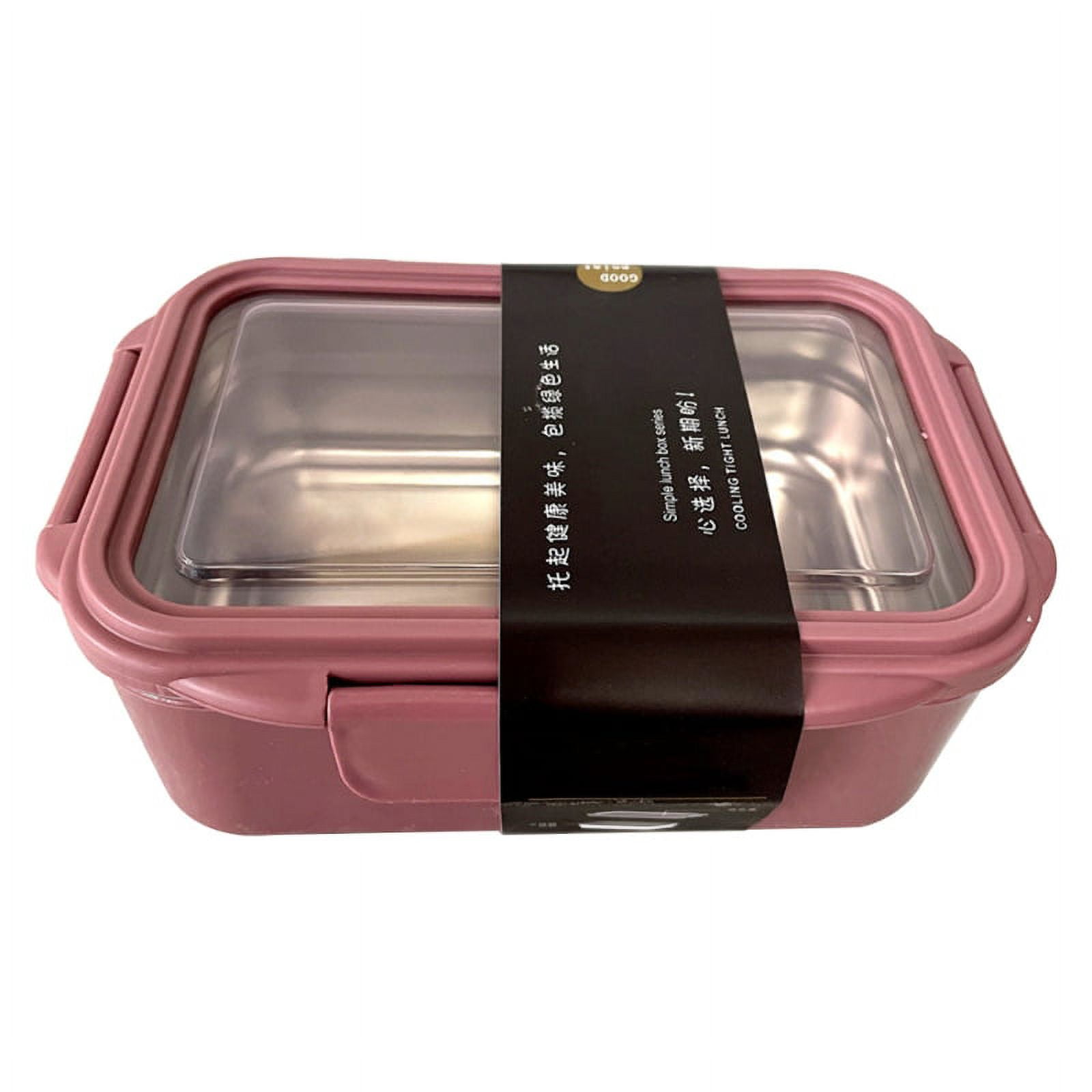 GENEMA Stainless Steel Lunch Box Primary School Lunch Box Office Worker  Lunch Insulated Lunch Boxes Rectangular Insulated Bowls