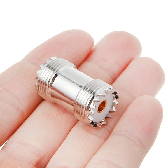 GENEMA UHF SO239 Female To Female Jack Panel Mount RF Coaxial Adapter Connector Straight F/F