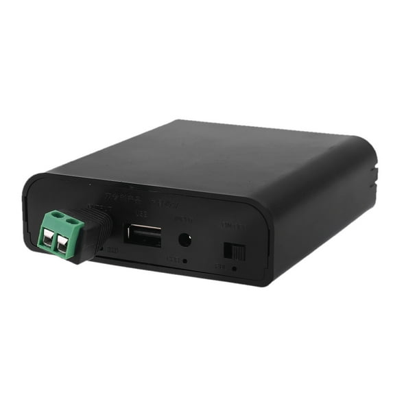 GENEMA USB DC 8V-24V Output 4x 18650 Batteries DIY Power Bank for Cellphone Router LED