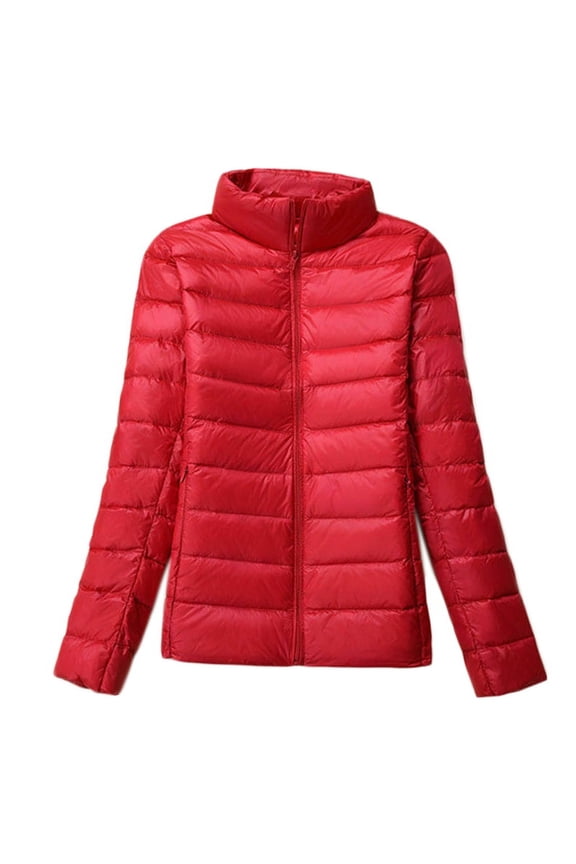 Uniqlo Style Women's Duck Down Lightweight Jacket Winter Outerwear Coat Puffer