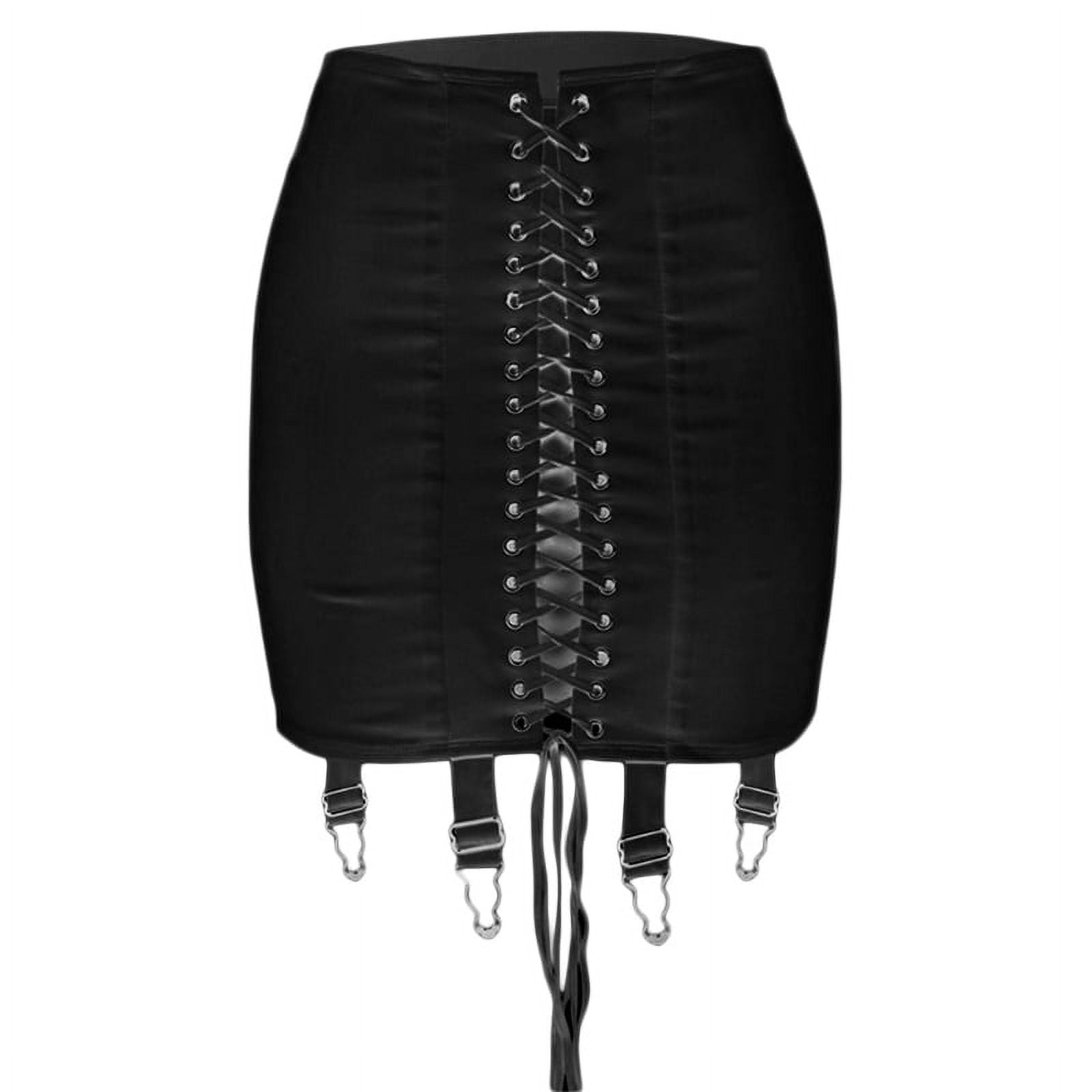 garter belt under pencil skirt MAISON CLOSE Nuit Infinie Skirt with garter belt main image 0