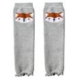 thumbnail image 1 of GENEMA Women Kids Girls Winter Yoga Dance Leg Warmers Cute Cartoon Animal Print Thick Terry Boots Cover Cuff Ruffled Hem Toeless Workout Socks, 1 of 17