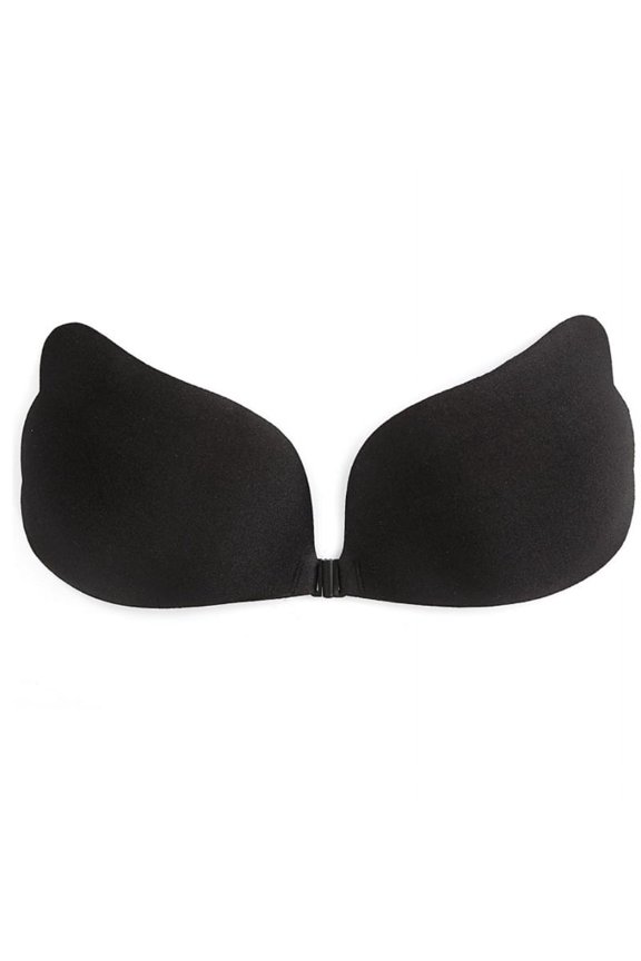 Women Strapless Wing Sticky Bra Adhesive Invisible Front Buckle Nipple Cover Pad
