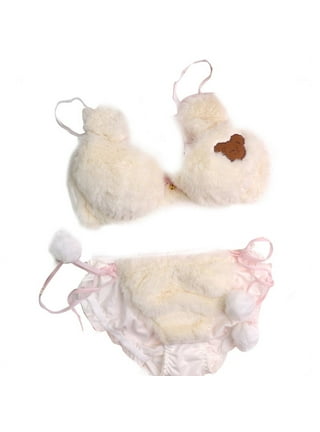 Autumn and winter cartoon plush underwear female bear comfortable