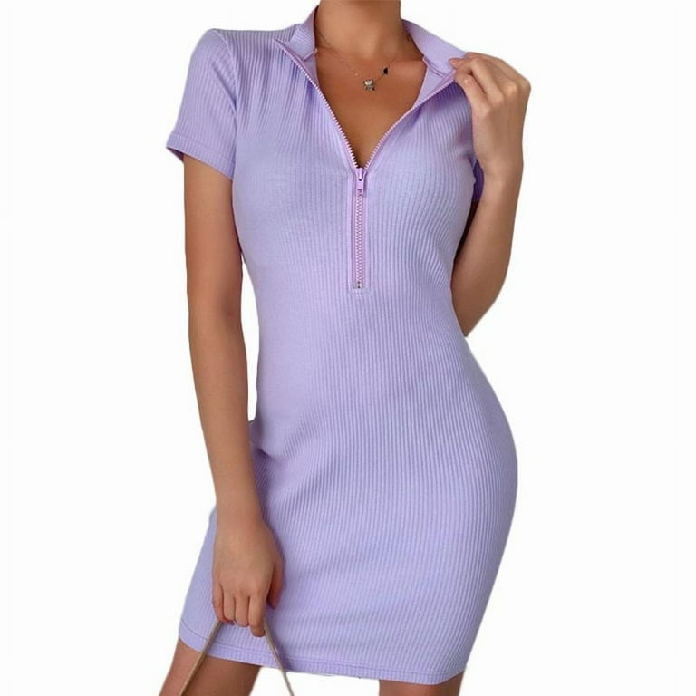 Zip up neon dress 2025