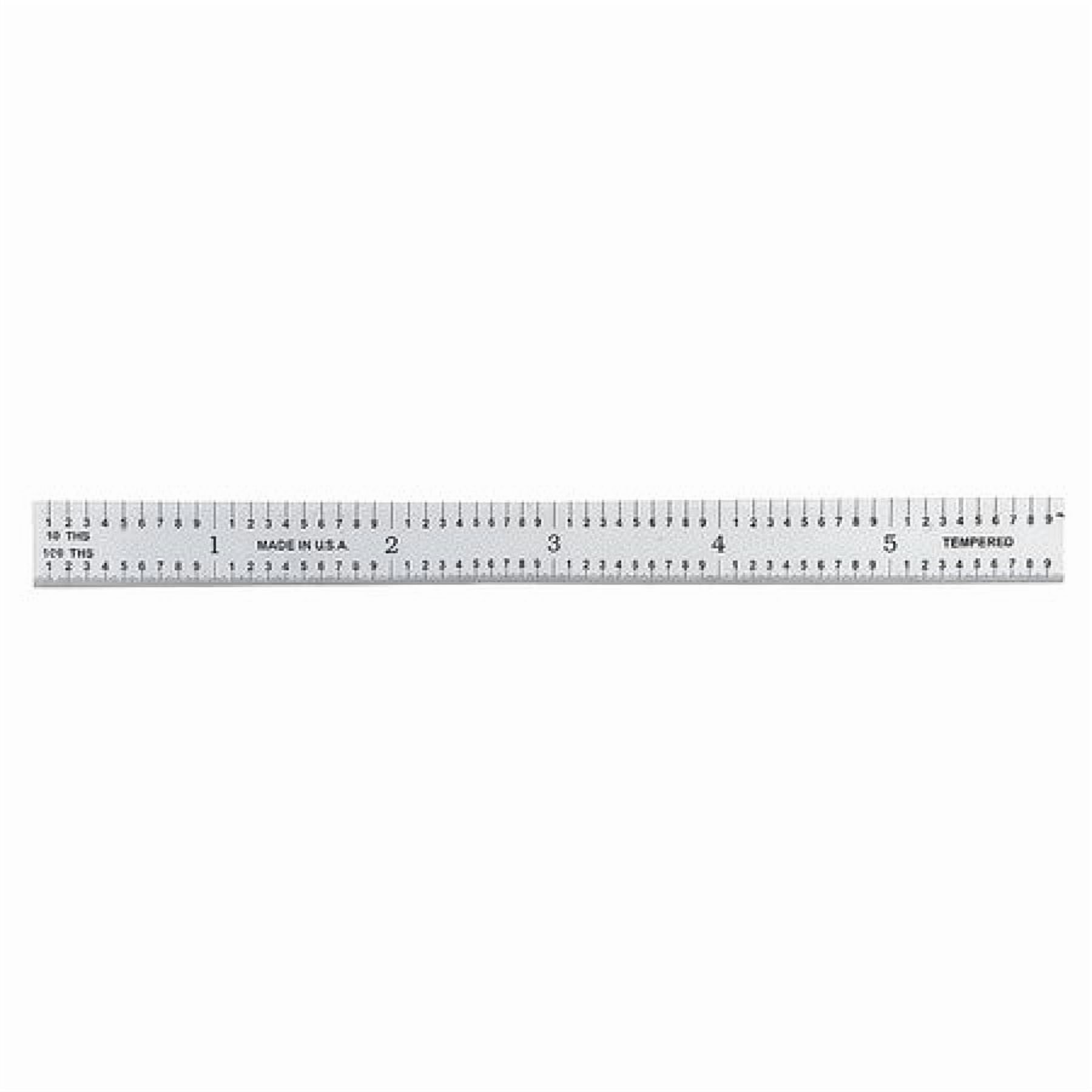 GENERAL CF645 Flexible Steel Rule,6 In,5R Grad