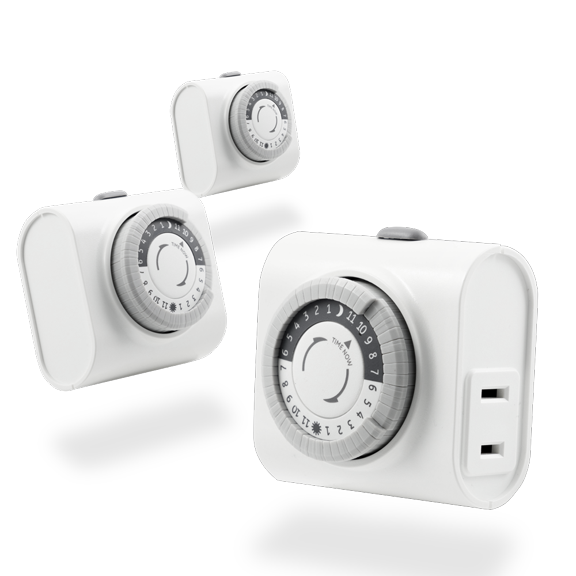 GENERAL ELECTRIC 24-Hour Plug-in Mechanical Timer 3 Pack 44801
