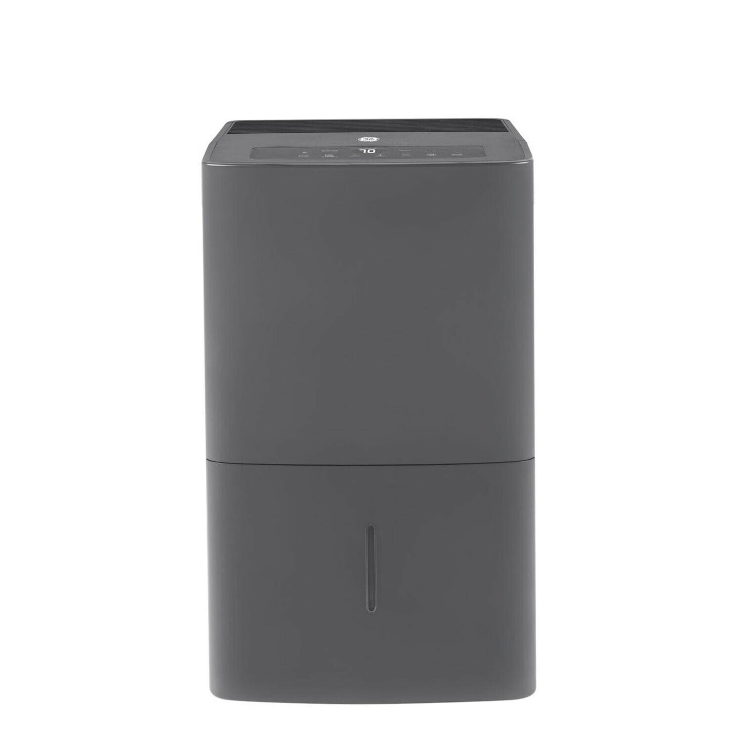 GENERAL ELECTRIC 50Pint Portable Dehumidifier with BuiltIn Pump, Gray