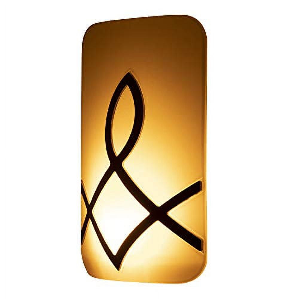 Amber Glow Oil-Rubbed Bronze Dimmable LED Night Light