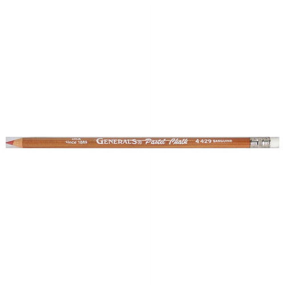 GENERAL PENCIL CO., INC. 4429 MULTI PASTEL CHALK PENCIL SANGUINE