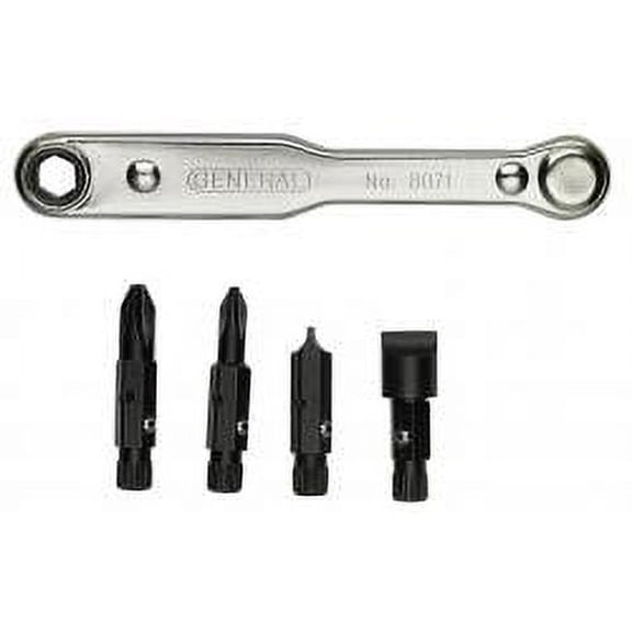 GENERAL TOOLS & INSTRUMENTS CO LLC 5PC RATCHET OFFSET SCREWDRIVER SET