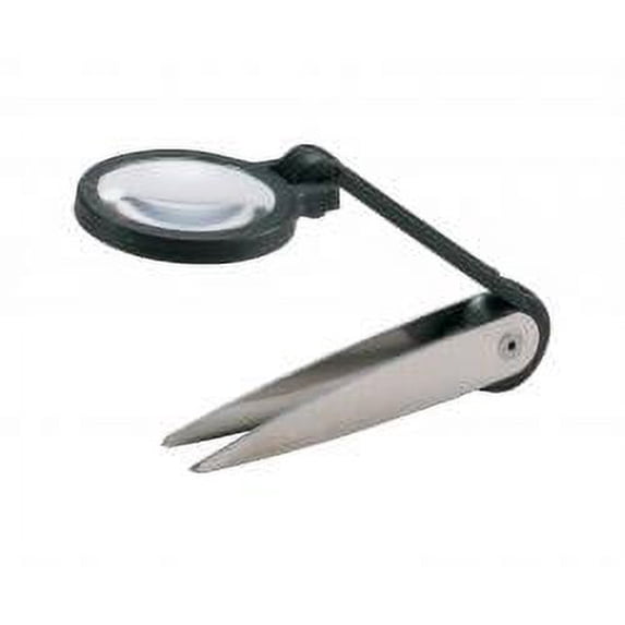 GENERAL TOOLS & INSTRUMENTS CO LLC Tweezer Magnifier,5 Pwr Lens,2" Tweezer