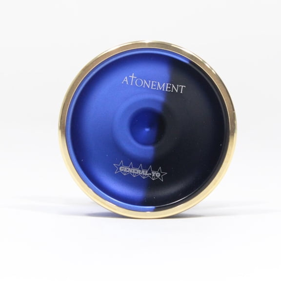 GENERAL-YO Atonement Yo-Yo - Brass Ring YoYo (Blue/Black Fade)